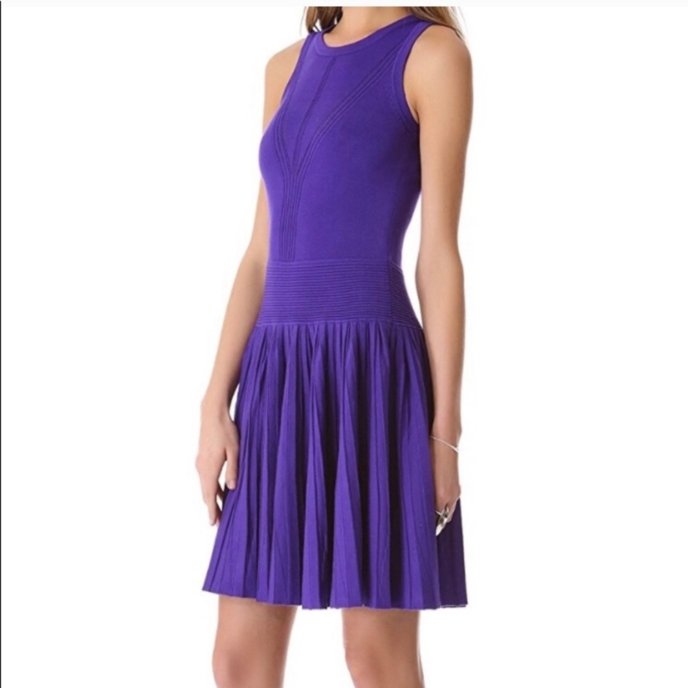 Milly of New York Purple Mini Dress